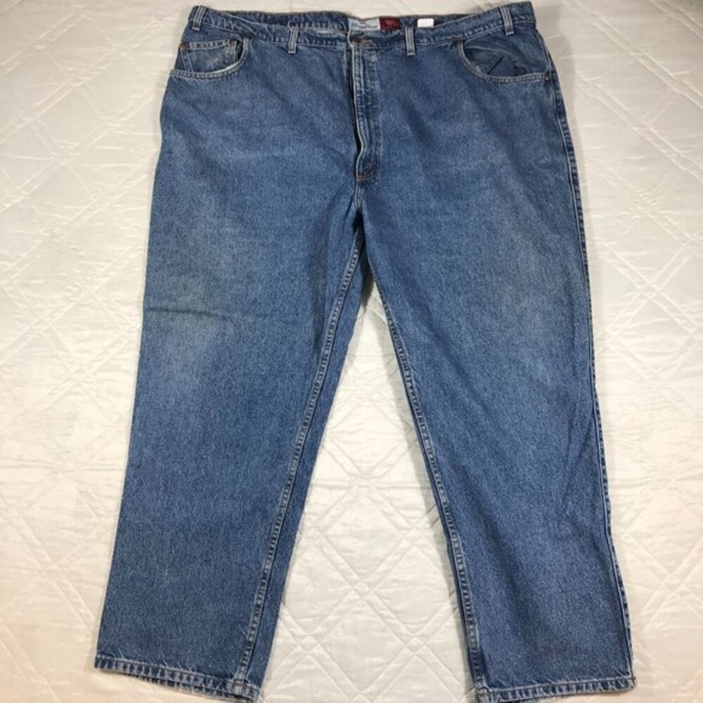 Levis 545 Loose Fit Blue Jeans Mens Size 52 X 30‎ Straight Well Worn